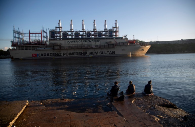 Cuba power ships