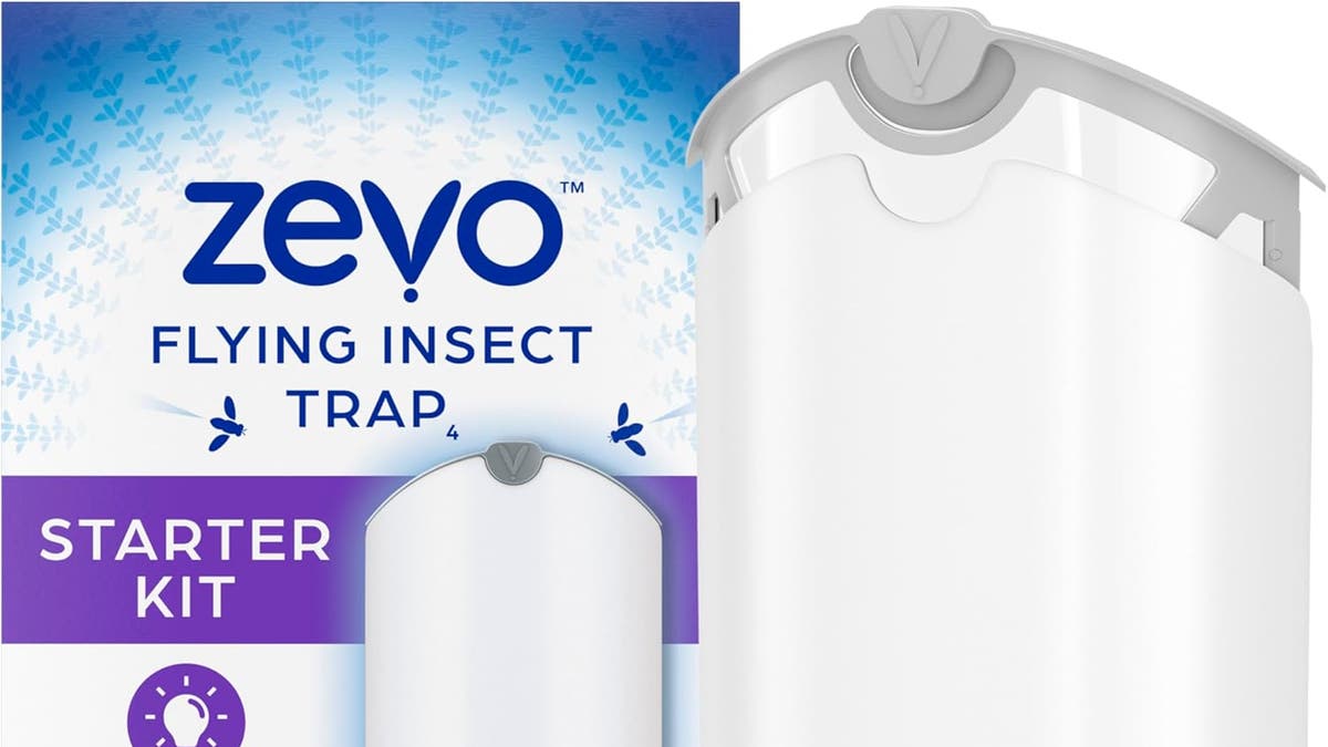 Trap flying insects in your home with the Zevo.