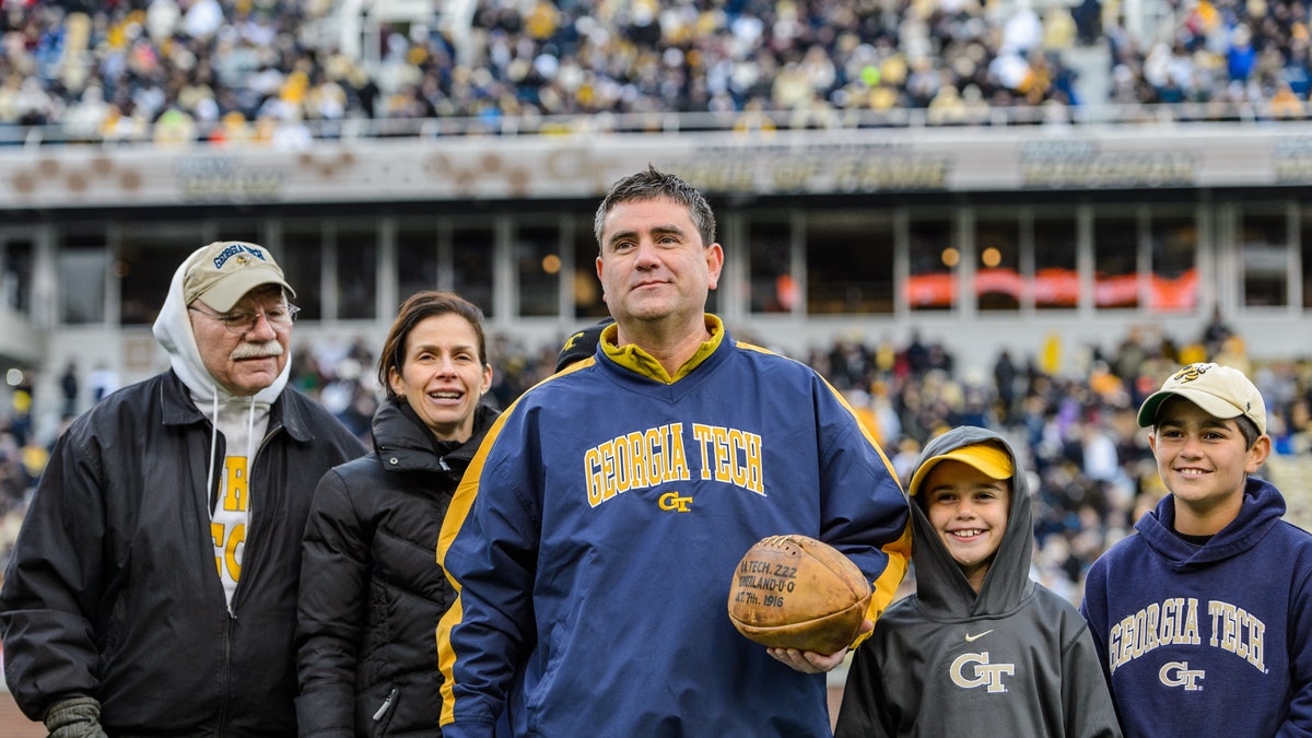 Georgia Tech souvenir football