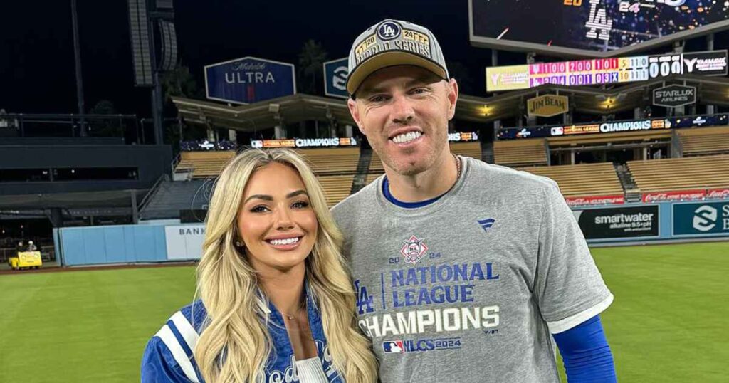 Dodgers’ Freddie Freeman Runs to Wife Chelsea Right After Walk-Off Grand Slam at World Series