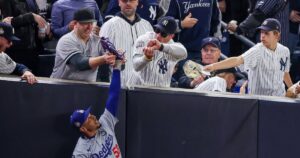 New York Yankees Fan Breaks Silence After Prying Ball Out of Dodgers Star Mookie Betts’ Glove