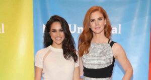 ‘Suits’ Star Sarah Rafferty Wants Meghan Markle to Join Show’s Rewatch Podcast: ‘Everybody’s Invited’