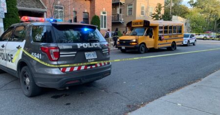 Woman in critical condition after being hit by bus in Toronto: police