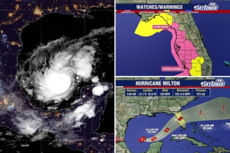 Fla. residents warned to leave as ‘life-threatening’ Hurricane Milton strengthens to Cat. 4 storm