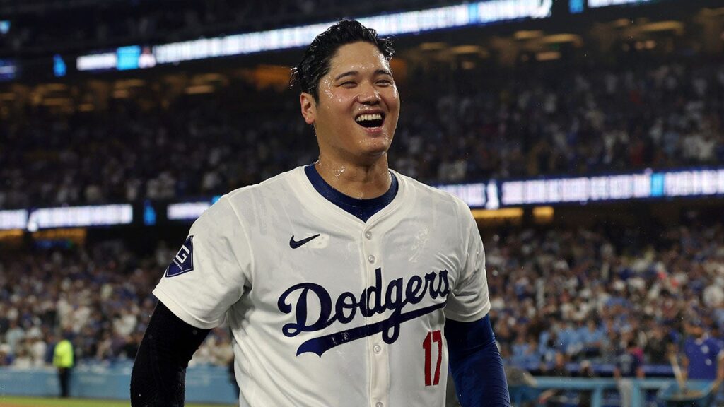 Shohei Ohtani wins first career MLB playoff series as Dodgers beat Padres in historic game