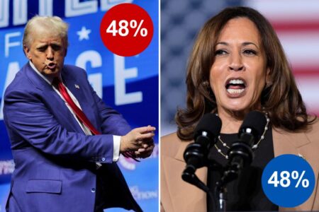 Trump and Harris deadlocked in final national Siena College poll — less than two weeks before election