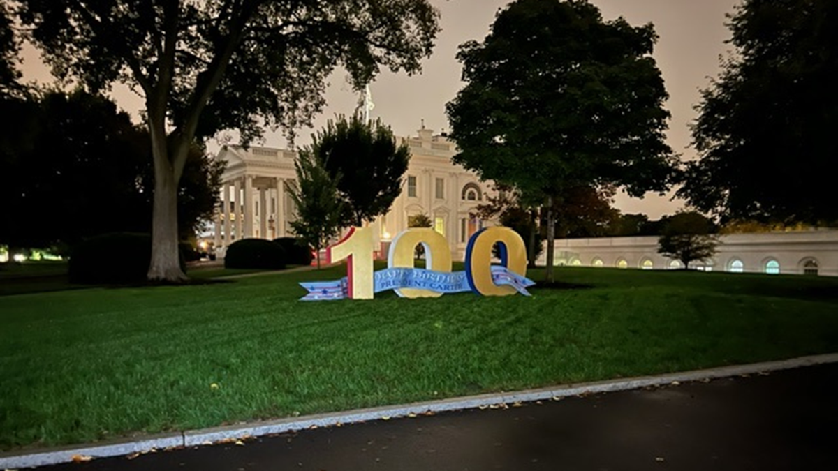 White House Jimmy Carter 100th birthday celebration