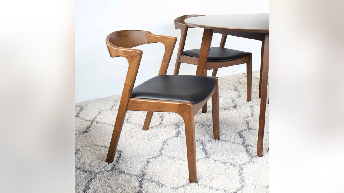 This set of two Sharon upholstered side chairs get high reviews from Wayfair customers.