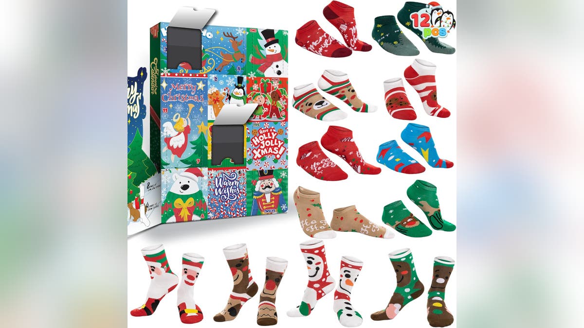 Wear festive socks all season long with this calendar.