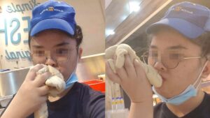 Auntie Anne’s employee in Malaysia fired after going viral for kissing pretzel dough