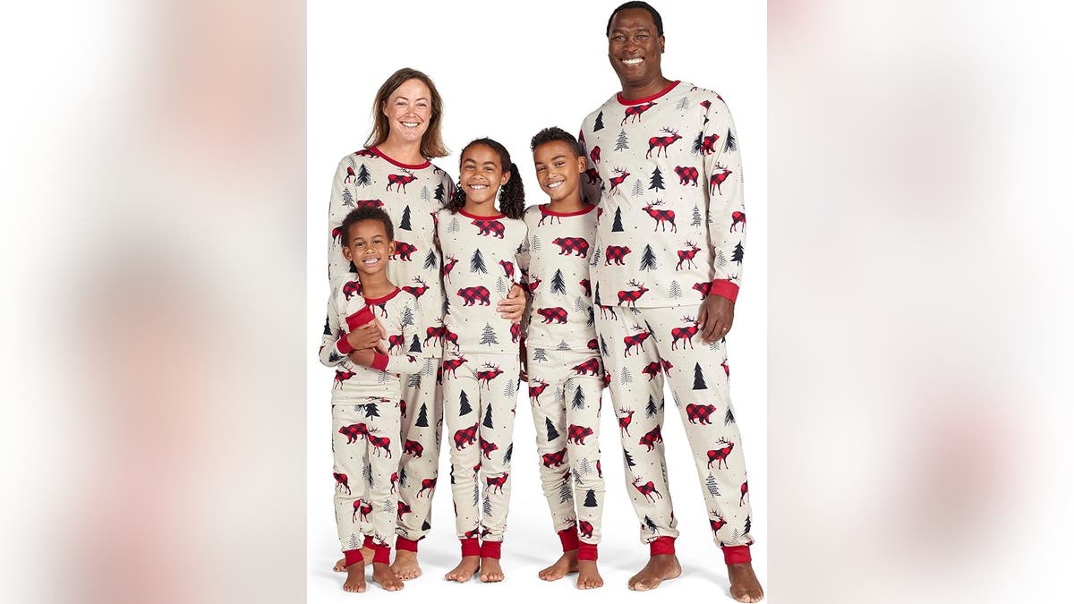 Grab matching sets of PJs for the family.