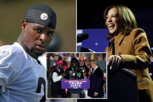 Ex-NFL star Le’Veon Bell criticizes Harris for response to question about closing-argument speech