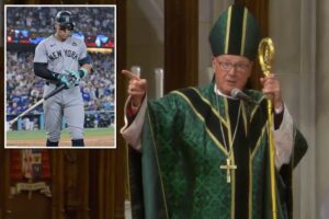 NY Cardinal Dolan tells Yankees fans to pray to patron saint of ‘impossible causes’ as Bombers hope for World Series miracle