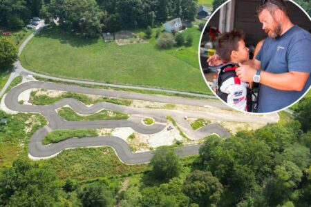 Maryland roofing CEO Charles Siperko angers neighbors over go-kart course built on private 11-acre property for his son