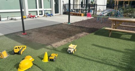 Latest Okanagan artificial turf theft targets non-profit child care centre