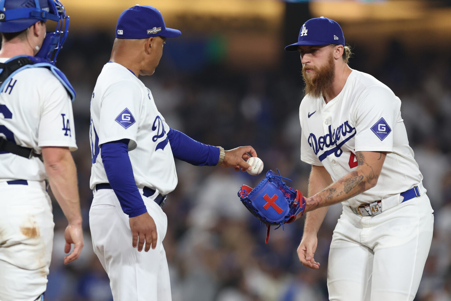 Dodgers Set NL Postseason Record for Most Consecutive Scoreless Innings