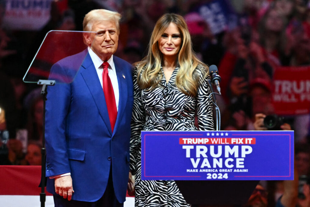 Donald Trump Announces New Policy as Melania Makes Rare Appearance at MSG