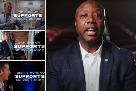 Exclusive | Sen. Tim Scott’s M swing-state ad buy bets school choice will move voters, decide close races