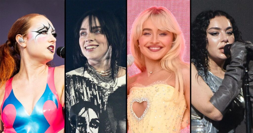 Billie Eilish Praises Chappell Roan, Sabrina Carpenter, Charli XCX: ‘So Happy for These Bitches’