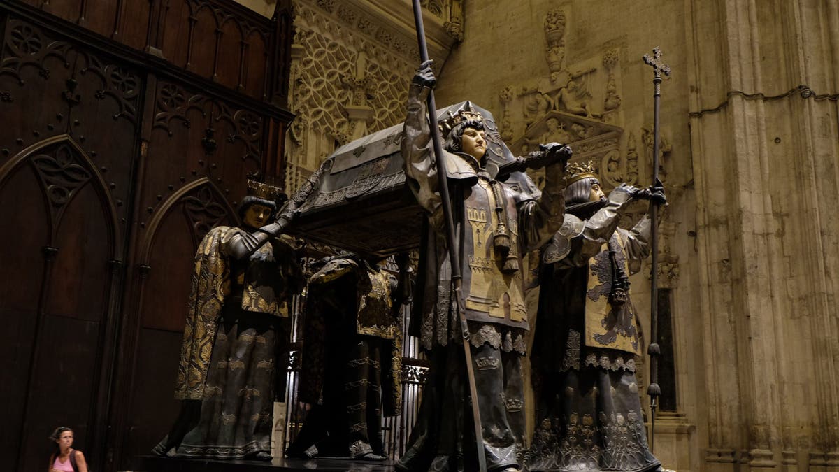 Columbus tomb in Seville