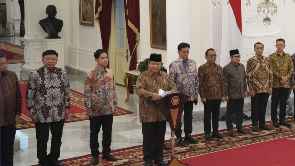 Prabowo announces his ‘Red and White’ Cabinet, Sugiono named as Indonesia’s new foreign minister