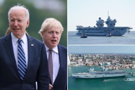 Biden refused to board British naval ship due to ‘too many steps,’ Boris Johnson claims