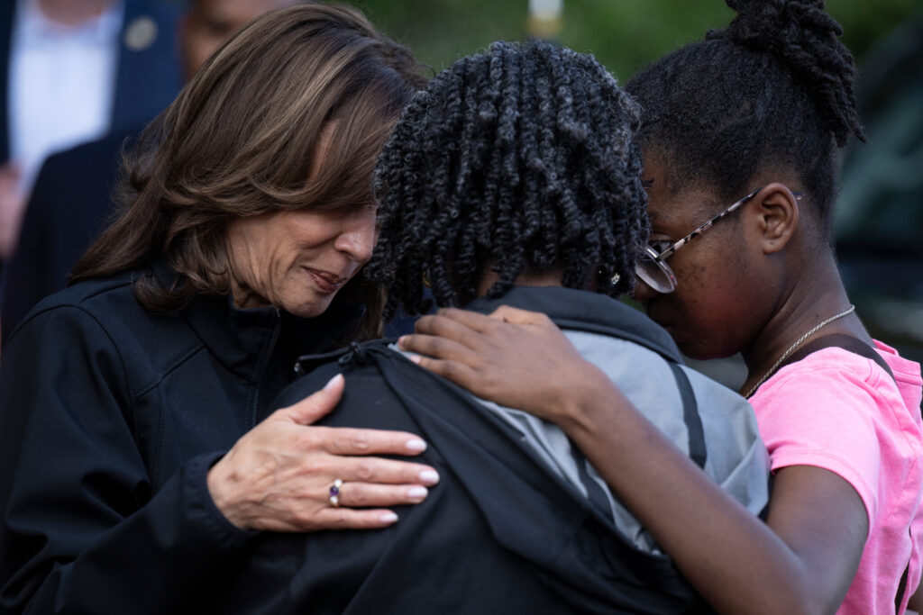 Did Kamala Harris Offer Hurricane Helene Victims 0?