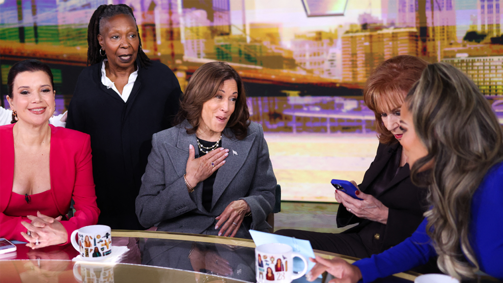 From kissy-face sitdown on ‘The View’ to a tougher grilling on ‘60 Minutes,’ Kamala Harris is making news