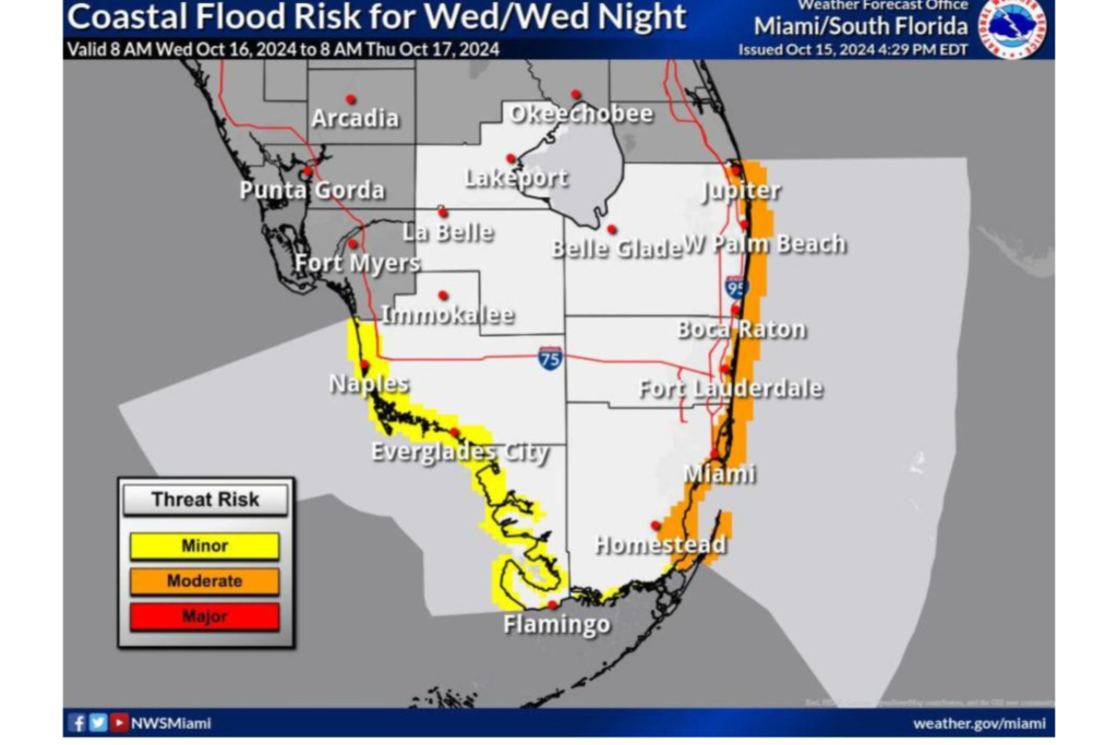 Map Shows Where Supermoon Could Spark King Tides in Florida