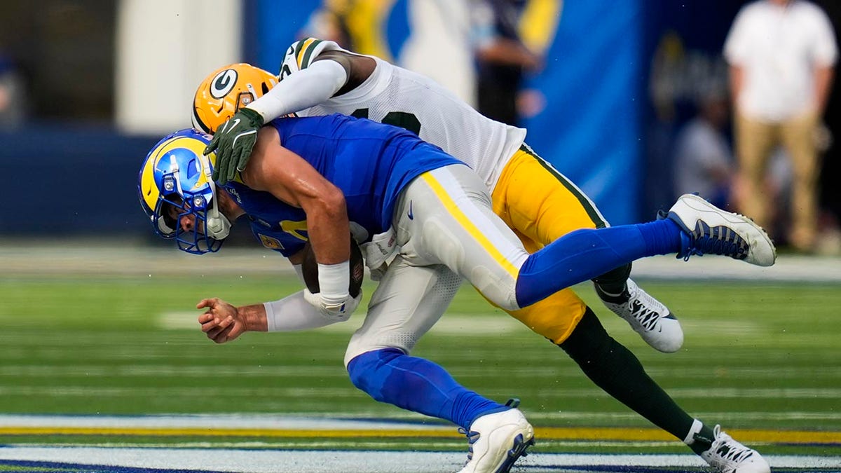 Matthew Stafford is sacked