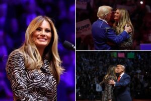 Melania Trump headlines Donald’s Madison Square Garden rally in rare campaign appearance