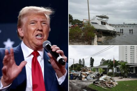 Trump believes supporters in storm ravaged south will turn out on Election Day: ‘Even if they have to crawl to a voting booth’