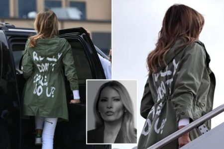 Melania Trump claims she was silenced by ex-press secretary over infamous ‘I really don’t care, do u?’ jacket: report