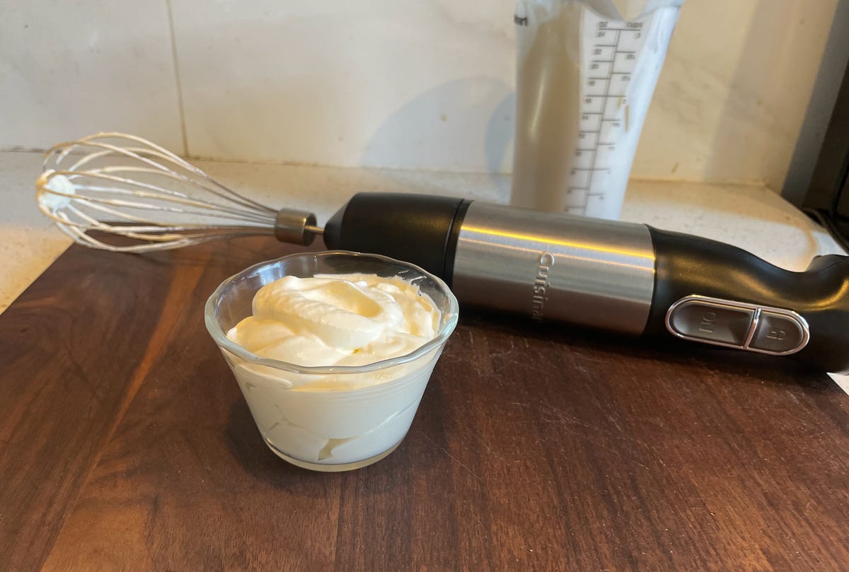 cuisinart blender and whipped cream