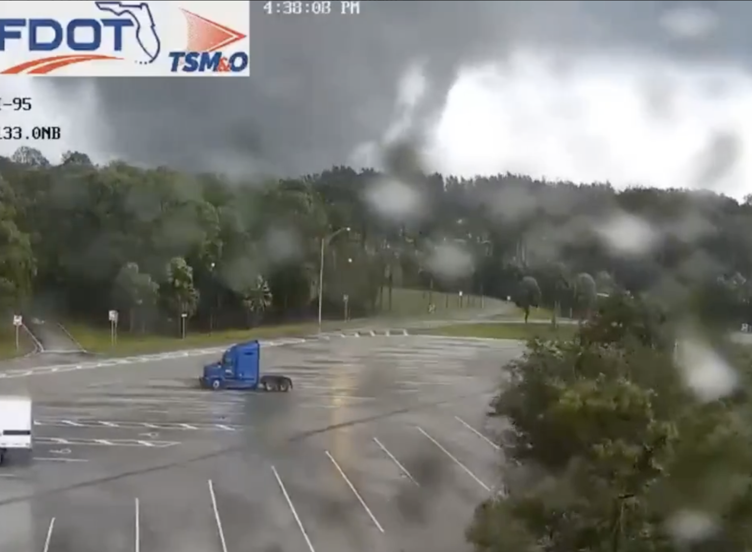 Traffic Camera Catches ‘Massive Tornado’ Rip Through Florida Amid Milton