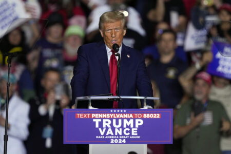 Trump Rally Erupts to News of Biden’s ‘Garbage’ Remark