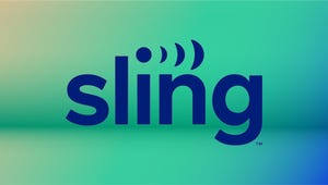 Sling logo in navy blue text against green and blue gradient