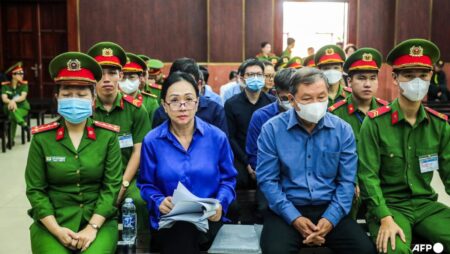 Vietnam death row tycoon begs court for her life