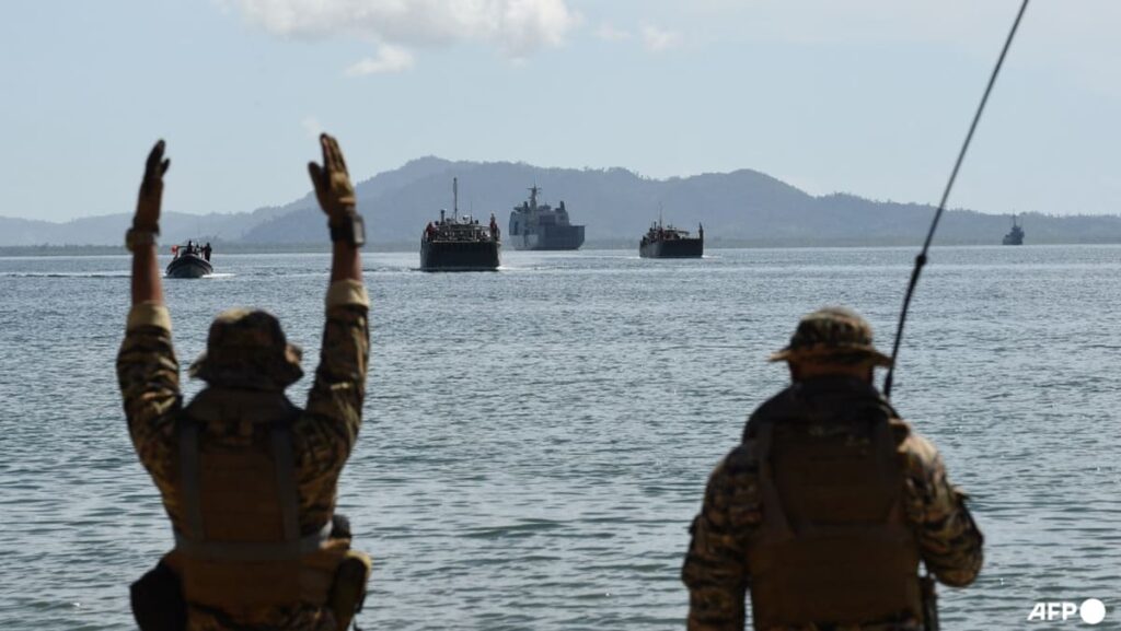 Philippines says joint maritime exercises rein in China