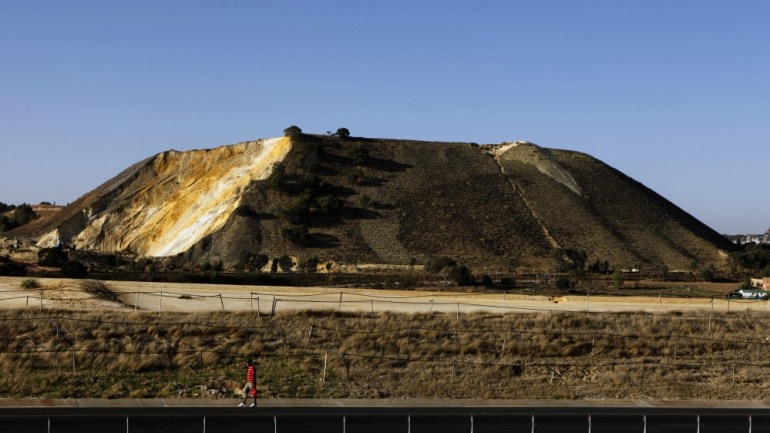 South Africa mining dump