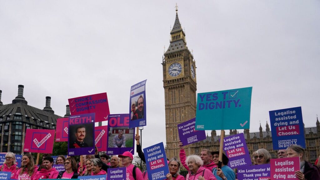 UK parliament split over historic assisted dying bill