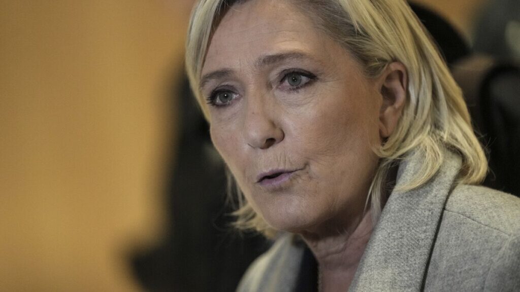 Le Pen criticises prosecutors for seeking a ‘political death sentence’