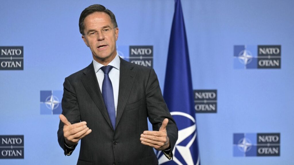 No, NATO’s chief has not threatened to expel US