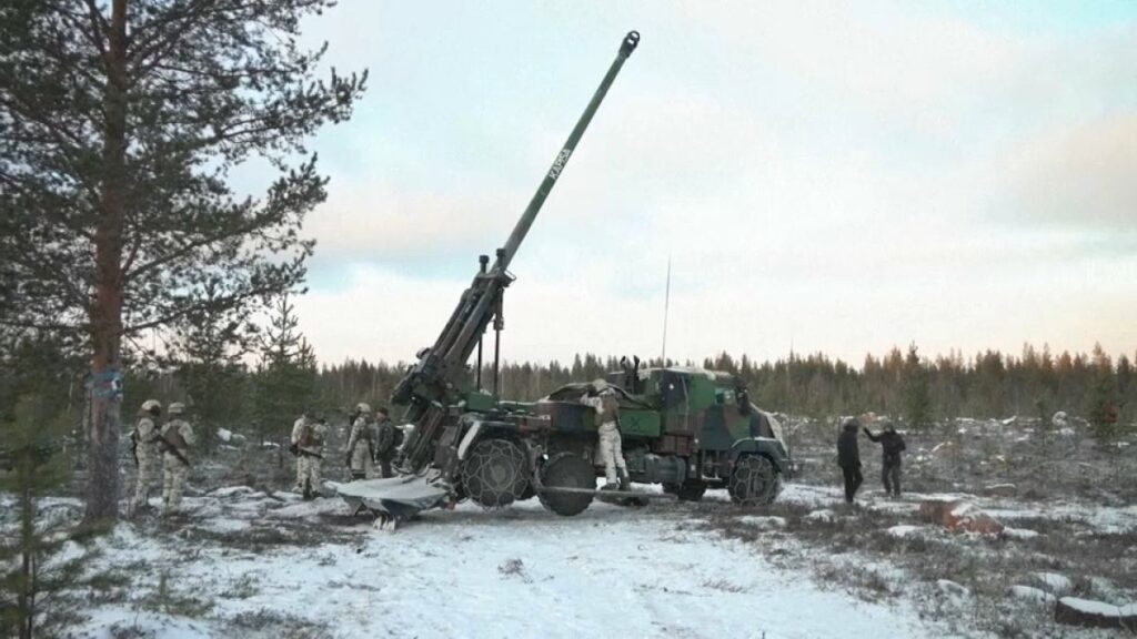 NATO holds first artillery drills in Finland since joining alliance