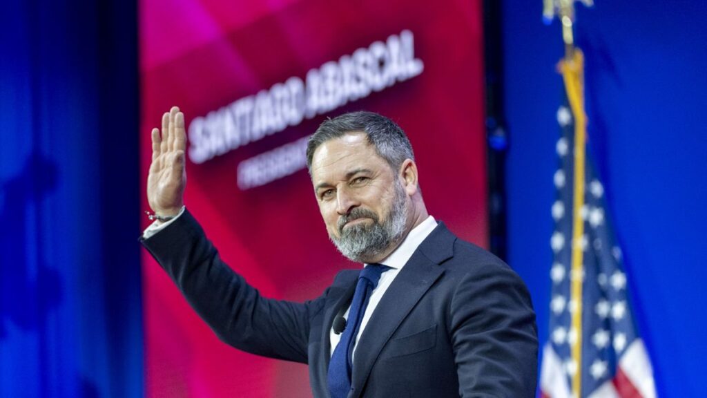 Who is Vox leader Santiago Abascal?