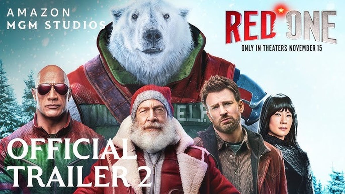 This new holiday action film stars Dwayne "The Rock" Johnson and Chris Evans. 