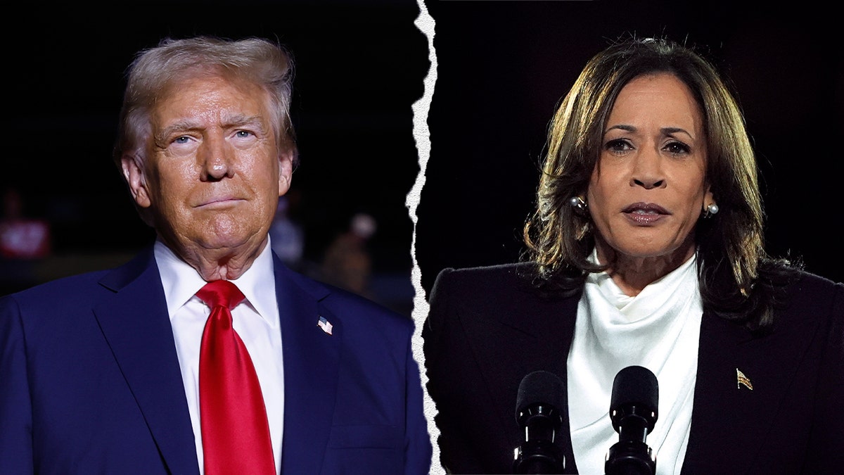 Trump and Harris