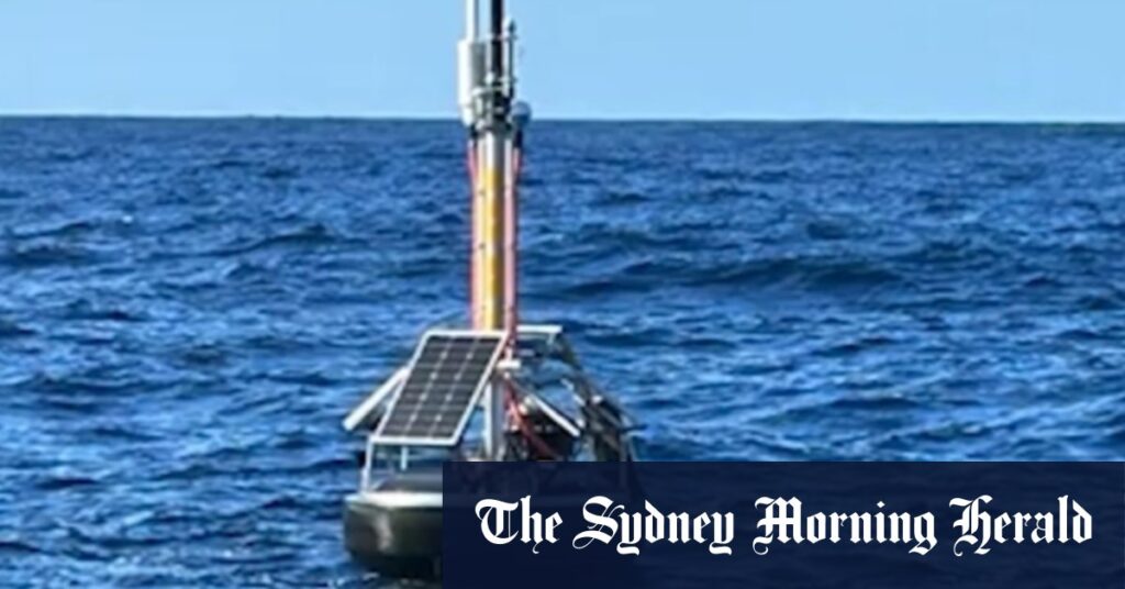 15m tall buoy launched into ocean off WA to capture ocean secrets from space