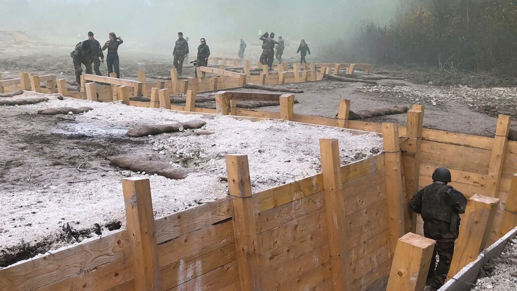 Ukrainian troops train for trench warfare near France’s WWI battlefields