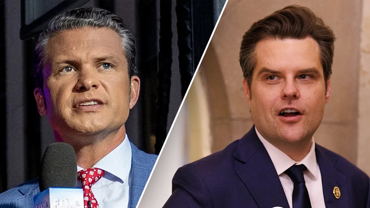 Hegseth/Gaetz split